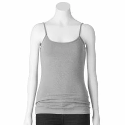 Women's Sonoma Goods For Life® Everyday Built-In Support Camisole -Sonoma Store 2433356 Dusty Heather