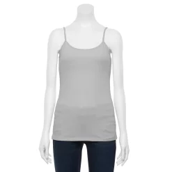 Women's Sonoma Goods For Life® Everyday Built-In Support Camisole -Sonoma Store 2433356 Light Gray