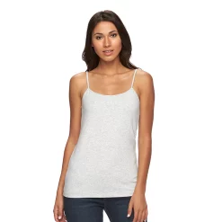 Women's Sonoma Goods For Life® Everyday Built-In Support Camisole -Sonoma Store 2433356 Moonbeam Heather
