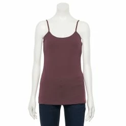 Women's Sonoma Goods For Life® Everyday Built-In Support Camisole -Sonoma Store 2433356 Purple