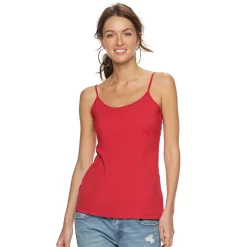 Women's Sonoma Goods For Life® Everyday Built-In Support Camisole -Sonoma Store 2433356 Valentine Red