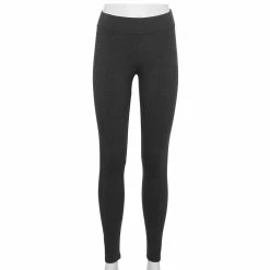 Women's Sonoma Goods For Life® Midrise Leggings -Sonoma Store 2946661 Charcoal Heather