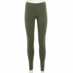 Women's Sonoma Goods For Life® Midrise Leggings -Sonoma Store 2946661 Green