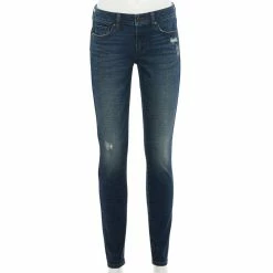Women's Sonoma Goods For Life® Supersoft Stretch Midrise Skinny Jeans -Sonoma Store 2954787 Medium Wash