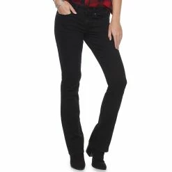 Women's Sonoma Goods For Life® Midrise Bootcut Jeans -Sonoma Store 2955090 Black