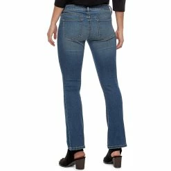 Petite Sonoma Goods For Life® Midrise Bootcut Jeans -Sonoma Store 2986301 ALT