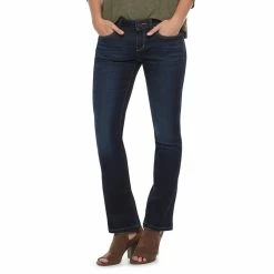 Petite Sonoma Goods For Life® Midrise Bootcut Jeans -Sonoma Store 2986301 Rinse