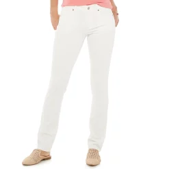 Women's Sonoma Goods For Life® Supersoft Midrise Straight-Leg Jeans -Sonoma Store 3022856 White