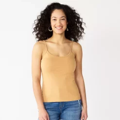 Women's Sonoma Goods For Life® Everyday Camisole -Sonoma Store 3223700 Camel