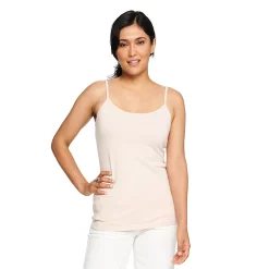 Women's Sonoma Goods For Life® Everyday Camisole -Sonoma Store 3223700 Scallop Pink