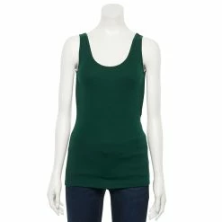 Women's Sonoma Goods For Life® Layering Tank -Sonoma Store 3381138 Emerald