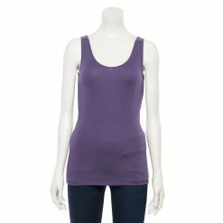 Women's Sonoma Goods For Life® Layering Tank -Sonoma Store 3381138 Grape Arbor