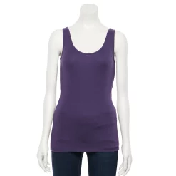 Women's Sonoma Goods For Life® Layering Tank -Sonoma Store 3381138 Plum