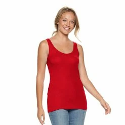 Women's Sonoma Goods For Life® Layering Tank -Sonoma Store 3381138 Red