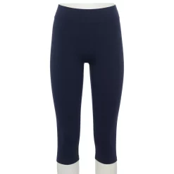 Women's Sonoma Goods For Life® Wide-Waist Capri Leggings -Sonoma Store 3584124 Navy