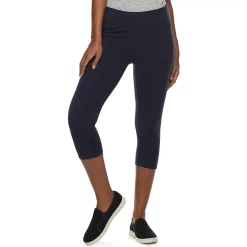 Women's Sonoma Goods For Life® Wide-Waist Capri Leggings -Sonoma Store 3584124 Sea Power