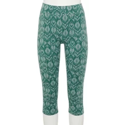 Women's Sonoma Goods For Life® Wide-Waist Capri Leggings -Sonoma Store 3584124 Teal Ikat