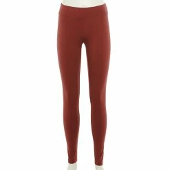 Petite Sonoma Goods For Life® Essential Leggings -Sonoma Store 3587570 Delicate Wine