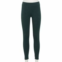 Petite Sonoma Goods For Life® Essential Leggings -Sonoma Store 3587570 Green