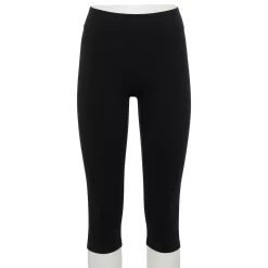 Petite Sonoma Goods For LifeĀ® Wide-Waist Capri Leggings