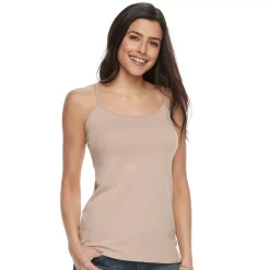 Petite Sonoma Goods For Life™ Everyday Camisole -Sonoma Store 3687455 Dapper Tan