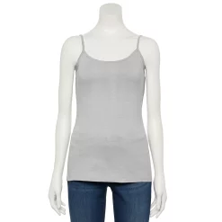 Petite Sonoma Goods For Life™ Everyday Camisole -Sonoma Store 3687455 Light Gray