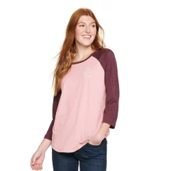Women's Sonoma Goods For Life® Baseball Tee 14 Women's Sonoma Goods For Life® Baseball Tee -Sonoma Store 4008826 Plum Oh What Fun