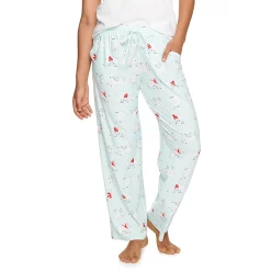 Women's Sonoma Goods For Life® Cozy Pajama Pants -Sonoma Store 4211999 Aqua Polar Bears