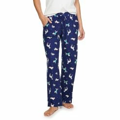 Women's Sonoma Goods For Life® Cozy Pajama Pants -Sonoma Store 4211999 Navy Dogs