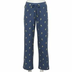 Women's Sonoma Goods For Life® Cozy Pajama Pants -Sonoma Store 4211999 Navy Pineapple
