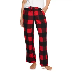Women's Sonoma Goods For Life® Cozy Pajama Pants -Sonoma Store 4211999 Red Buffalo