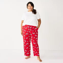 Plus Size Sonoma Goods For Life® Knit Pajama Pants -Sonoma Store 4212360 Arctic Critters
