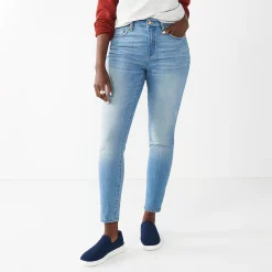 Women's Sonoma Goods For Life® Curvy High-Waisted Skinny Jeans -Sonoma Store 4342530 Mariano