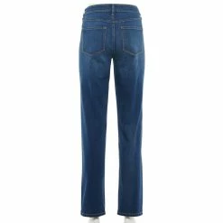 Women's Sonoma Goods For Life® Straight-Leg High-Waisted Curvy Jeans -Sonoma Store 4380113 ALT