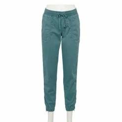 Women's Sonoma Goods For Life® Zipper-Hem Elastic-Waist Utility Jogger Pants -Sonoma Store 4530070 Shadow Blue