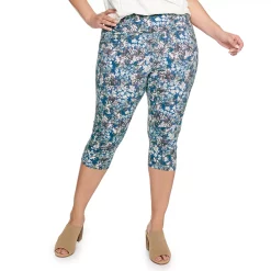 Plus Size Sonoma Goods For LifeĀ® Knit Capri Leggings