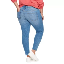 Plus Size Sonoma Goods For Life® Premium Mid-Rise Skinny Jeans -Sonoma Store 4916151 ALT
