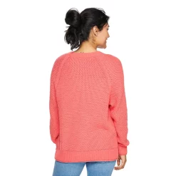 Women's Sonoma Goods For Life® All Over Stitch Crewneck Sweater -Sonoma Store 4923526 ALT