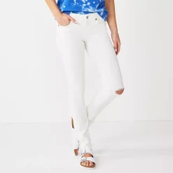 Petite Sonoma Goods For Life® Mid-Rise Skinny Jeans -Sonoma Store 5005587 Nicolini