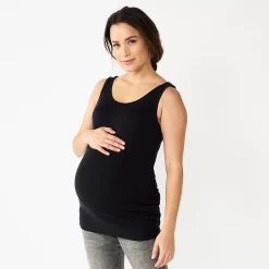Maternity Sonoma Goods For Life® Essential Tank -Sonoma Store 5010254 Black