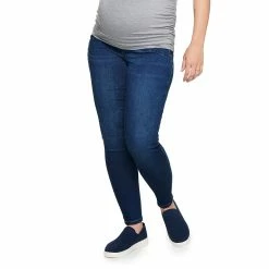 Maternity Sonoma Goods For Life® Over-The-Belly Jeggings -Sonoma Store 5035416 Dark Wash