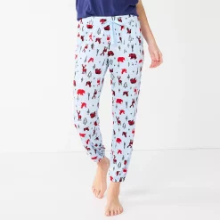Women's Sonoma Goods For Life® Snit Banded Bottom Pajama Pants -Sonoma Store 5161200 Cabin Fever