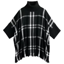 Women's Sonoma Goods For Life® Turtleneck Poncho -Sonoma Store 5161618 ALT2