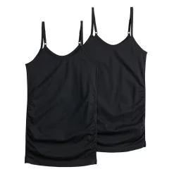 Maternity Sonoma Goods For Life® 2-Pack Seamless Camisole Set -Sonoma Store 5161957 Black Black