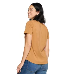 Women's Sonoma Goods For Life® Short Sleeve Holiday Graphic Tee -Sonoma Store 5180762 ALT