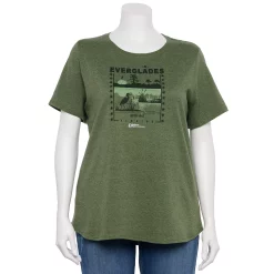 Plus Size Sonoma Goods For Life® National Parks Graphic Tee -Sonoma Store 5212613 Everglades Olive