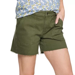 Women's Sonoma Goods For Life® High-Waist 5" Jean Shorts -Sonoma Store 5218635 Lander Green