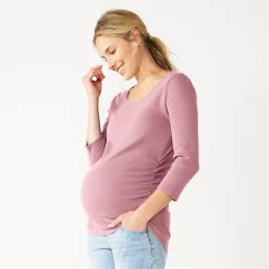 Maternity Sonoma Goods For Life® Essential Scoopneck Tee 14 Maternity Sonoma Goods For Life® Essential Scoopneck Tee -Sonoma Store 5236820 Chic Mauve