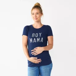 Maternity Sonoma Goods For Life® Fitted Crewneck Graphic Tee 60 Maternity Sonoma Goods For Life® Fitted Crewneck Graphic Tee -Sonoma Store 5237042 Boy Mama