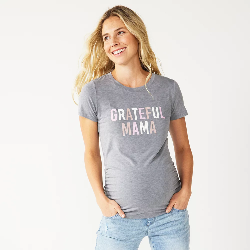 Maternity Sonoma Goods For Life® Fitted Crewneck Graphic Tee 11 Maternity Sonoma Goods For Life® Fitted Crewneck Graphic Tee - Image 9